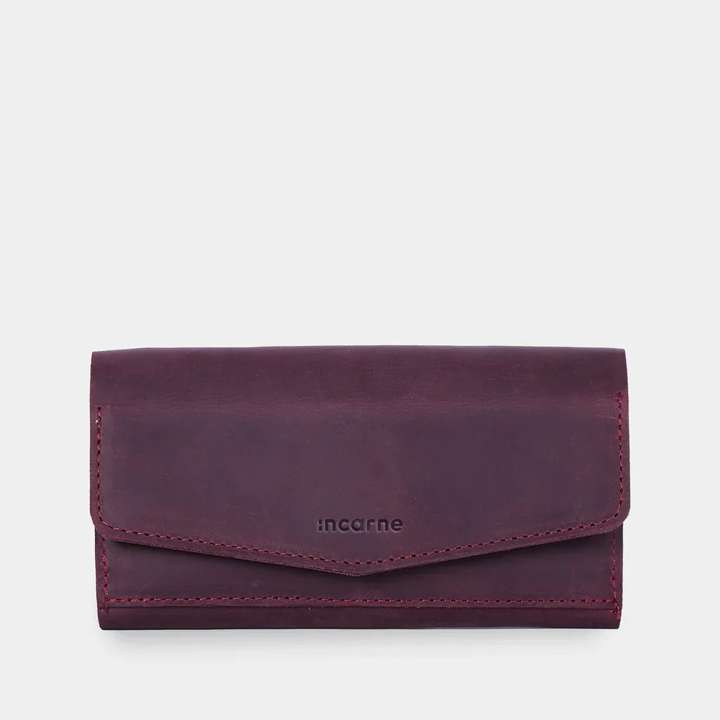 Simple Capacious Leather Wallet - INCARNE® Global