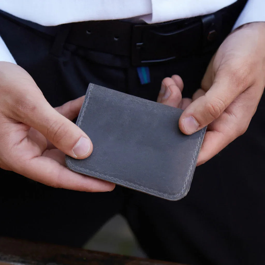 Gift set: driver's license cover + Key leather keychain - INCARNE® Global