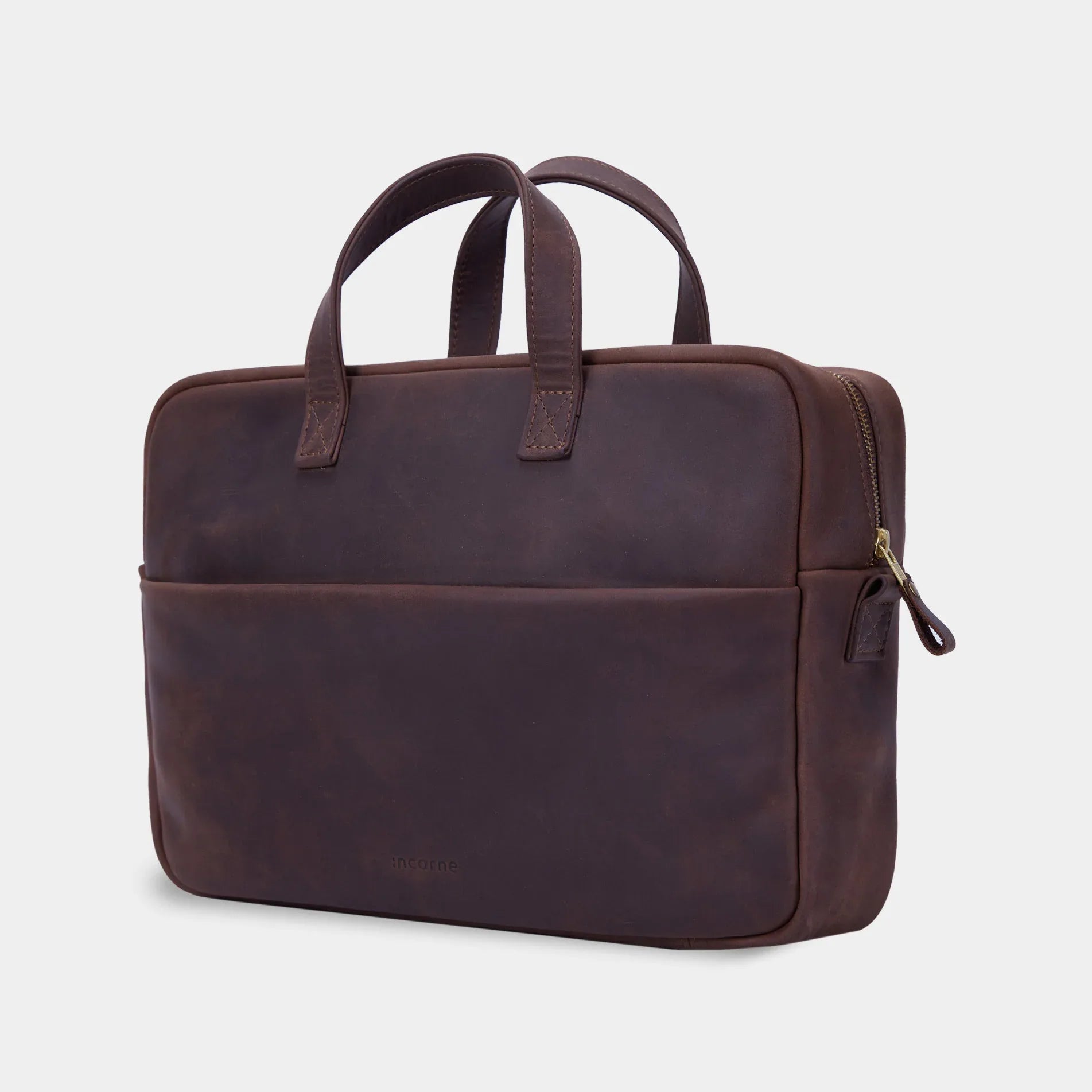 Brief Bag, Brown (vintage) - INCARNE® Global