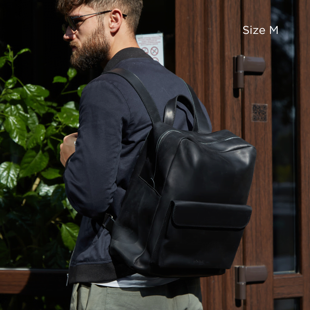 Leather backpack Factor