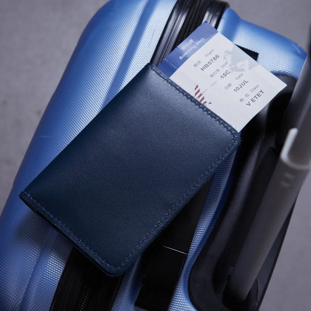 Passport Cover with Pockets Made from Classic Leather - INCARNE® Global