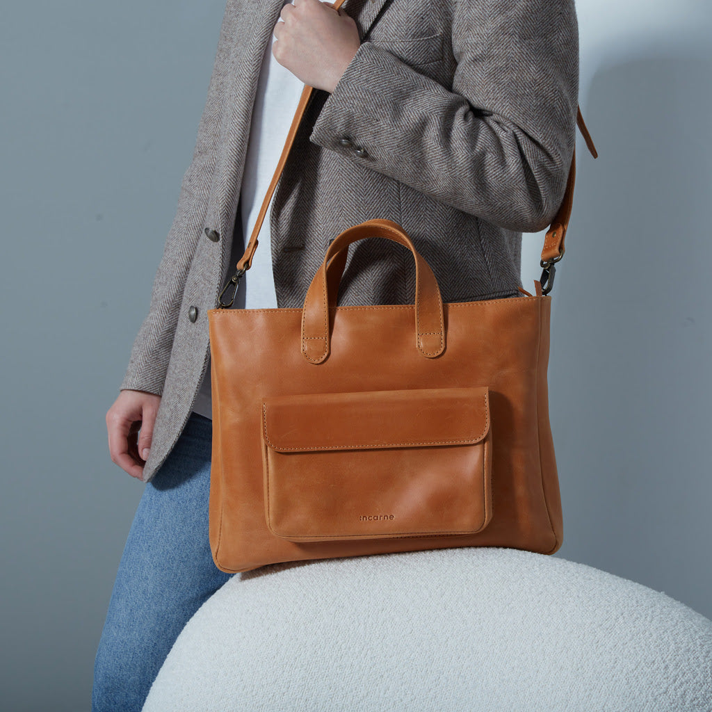 Leather Laptop Convertible Bag Voyager