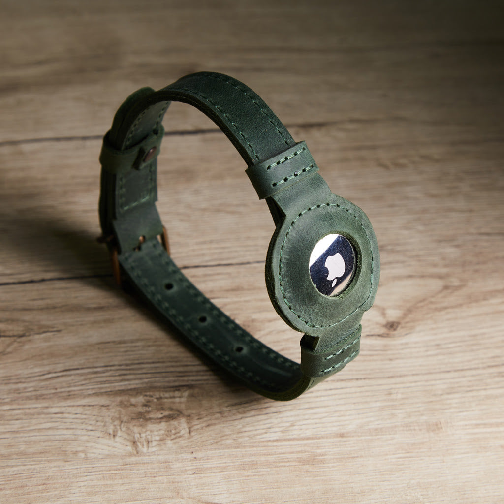 Guler din piele Tiny Air Collar pentru catei, caini mici si mijlocii