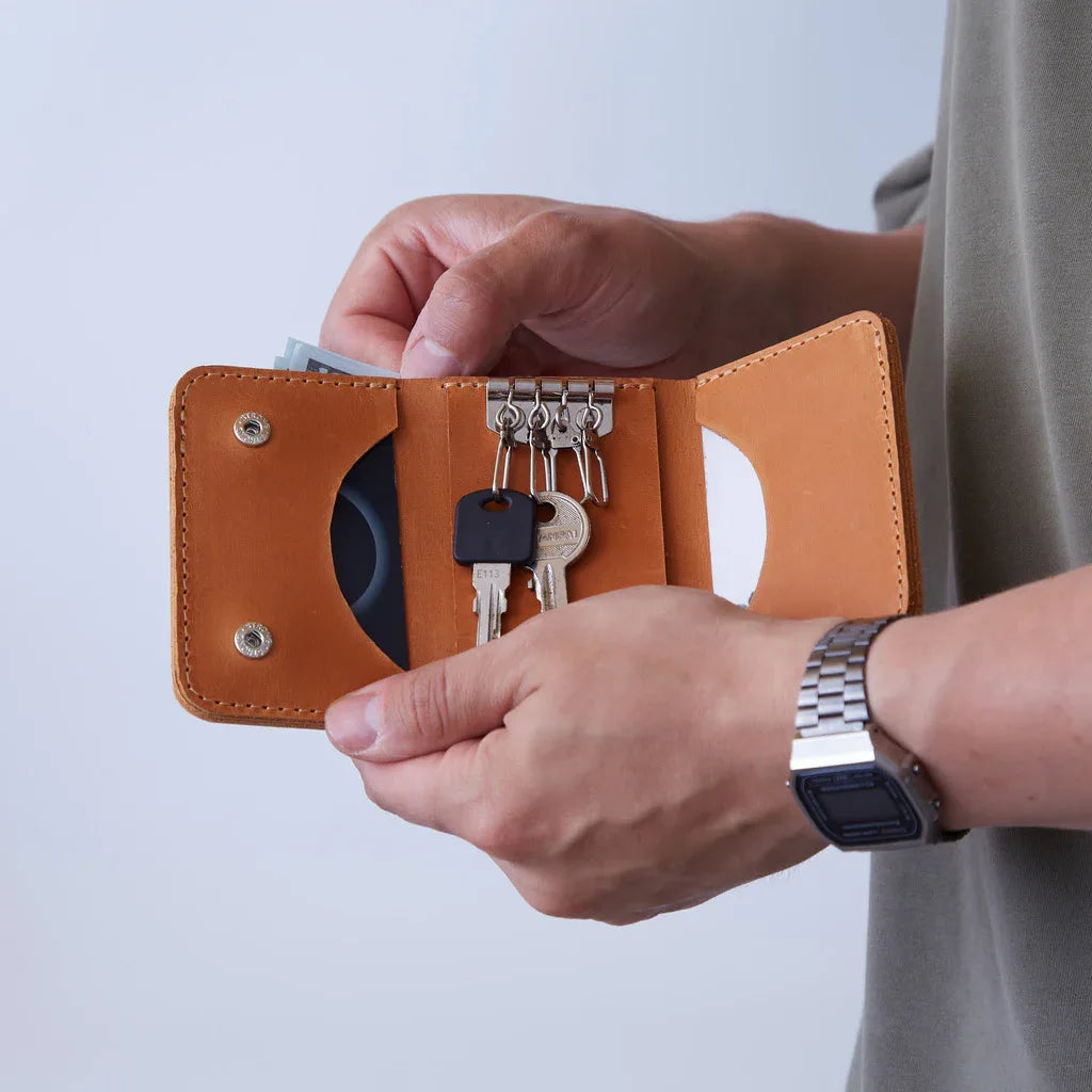 Key Plus Vintage Leather Key Holder and Wallet - INCARNE® Global