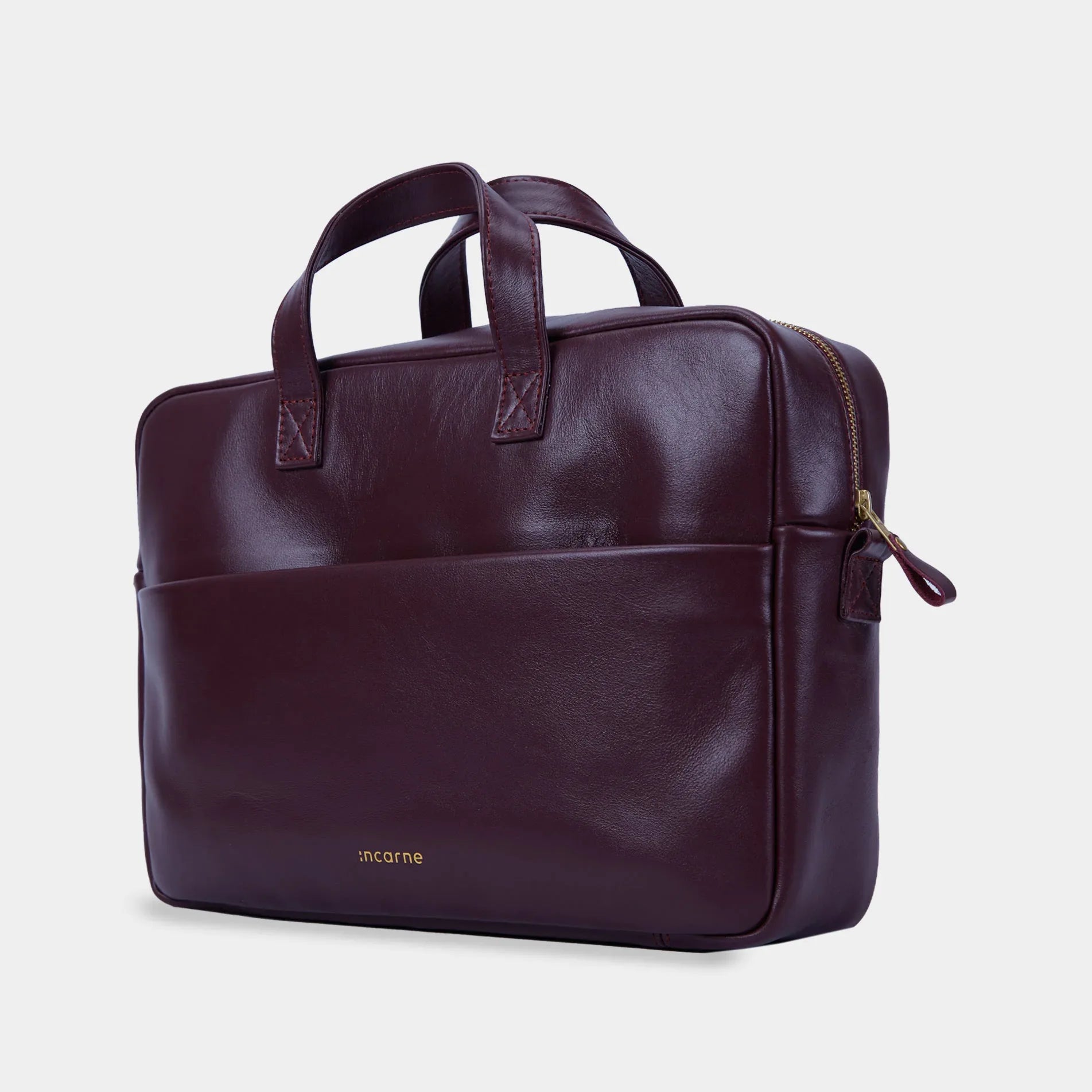 Brief Bag, Burgundy - INCARNE® Global