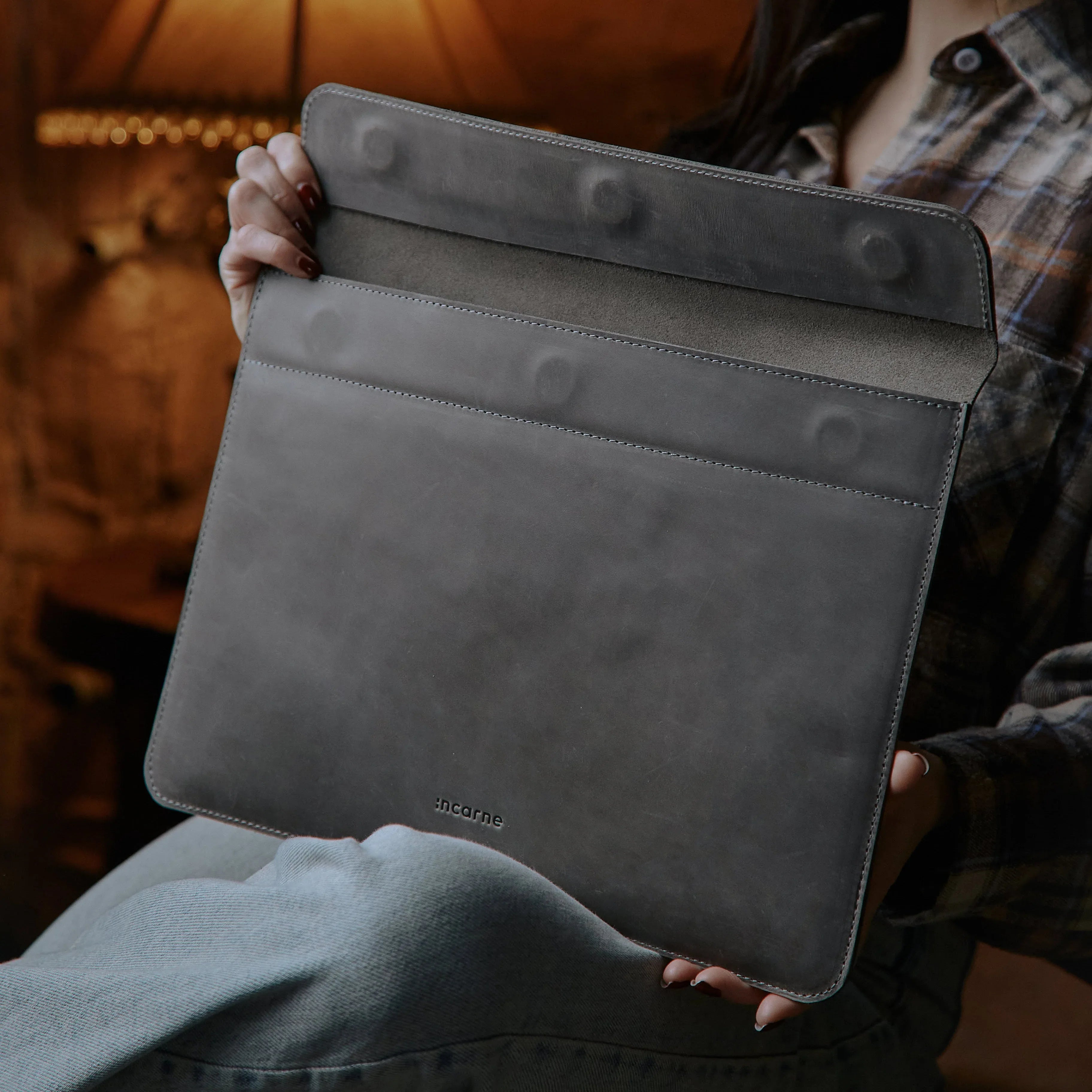 Klouz Laptop Sleeve, Gray (vintage) - INCARNE® Global