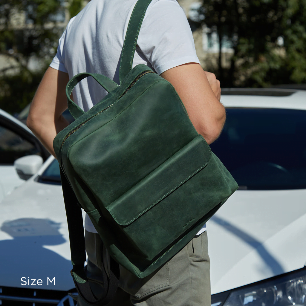 Leather backpack Factor