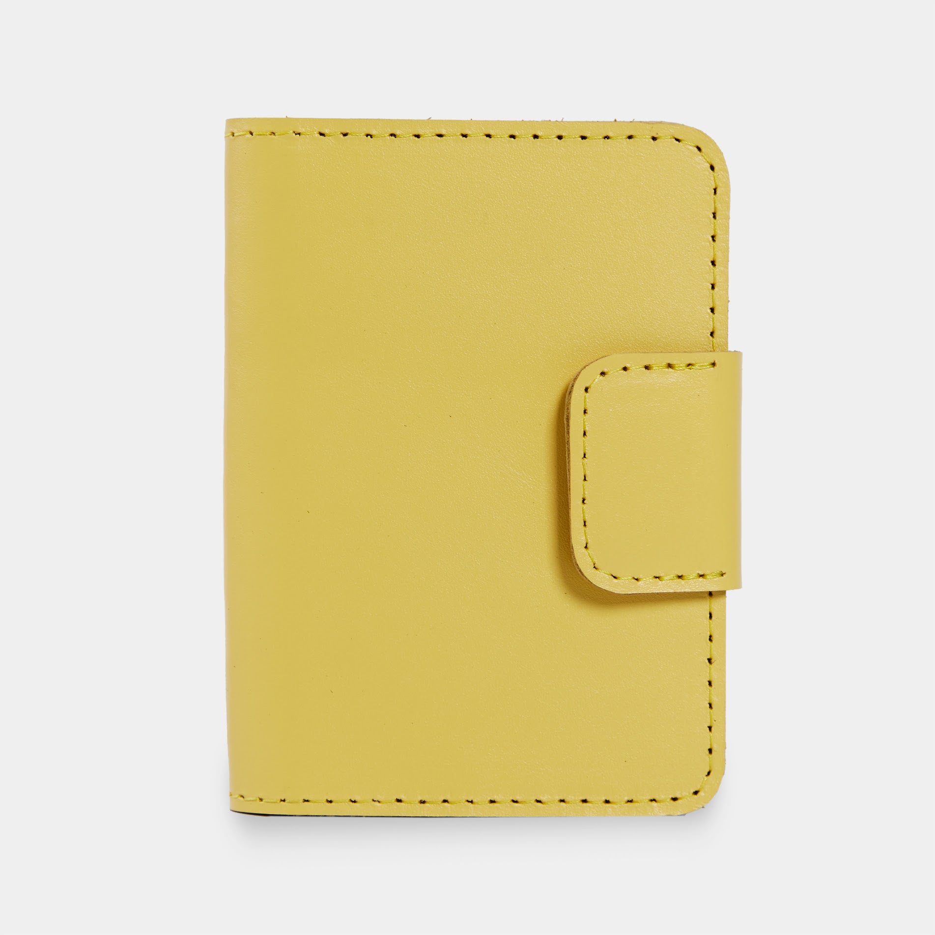 Smart Journey Classic Leather Passport Cover for Travel with AirTag and Cards Holders