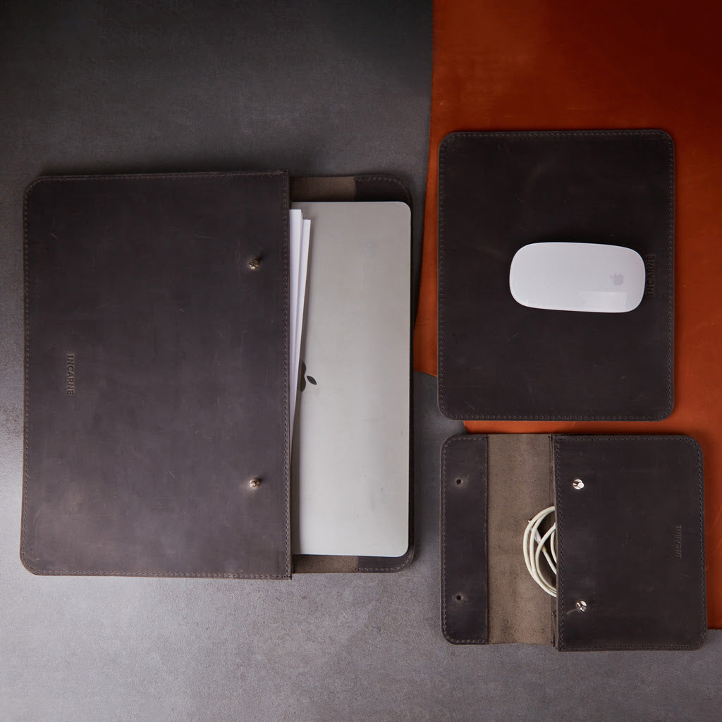 Gift set: Neat laptop case + Keep cable organizer + Word mousepad