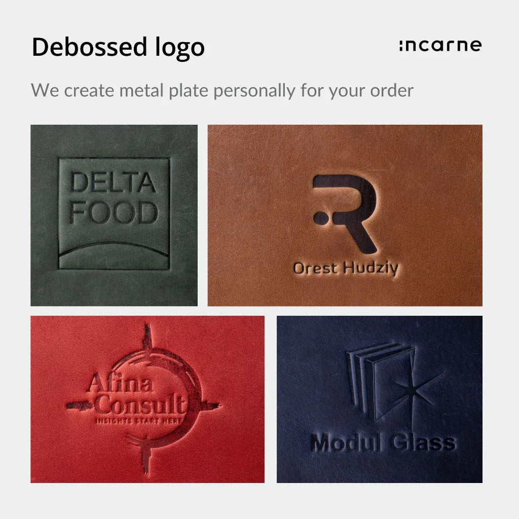 Comparison of Arial, Caveat and Courier Prime fonts used for leather debossing personalization