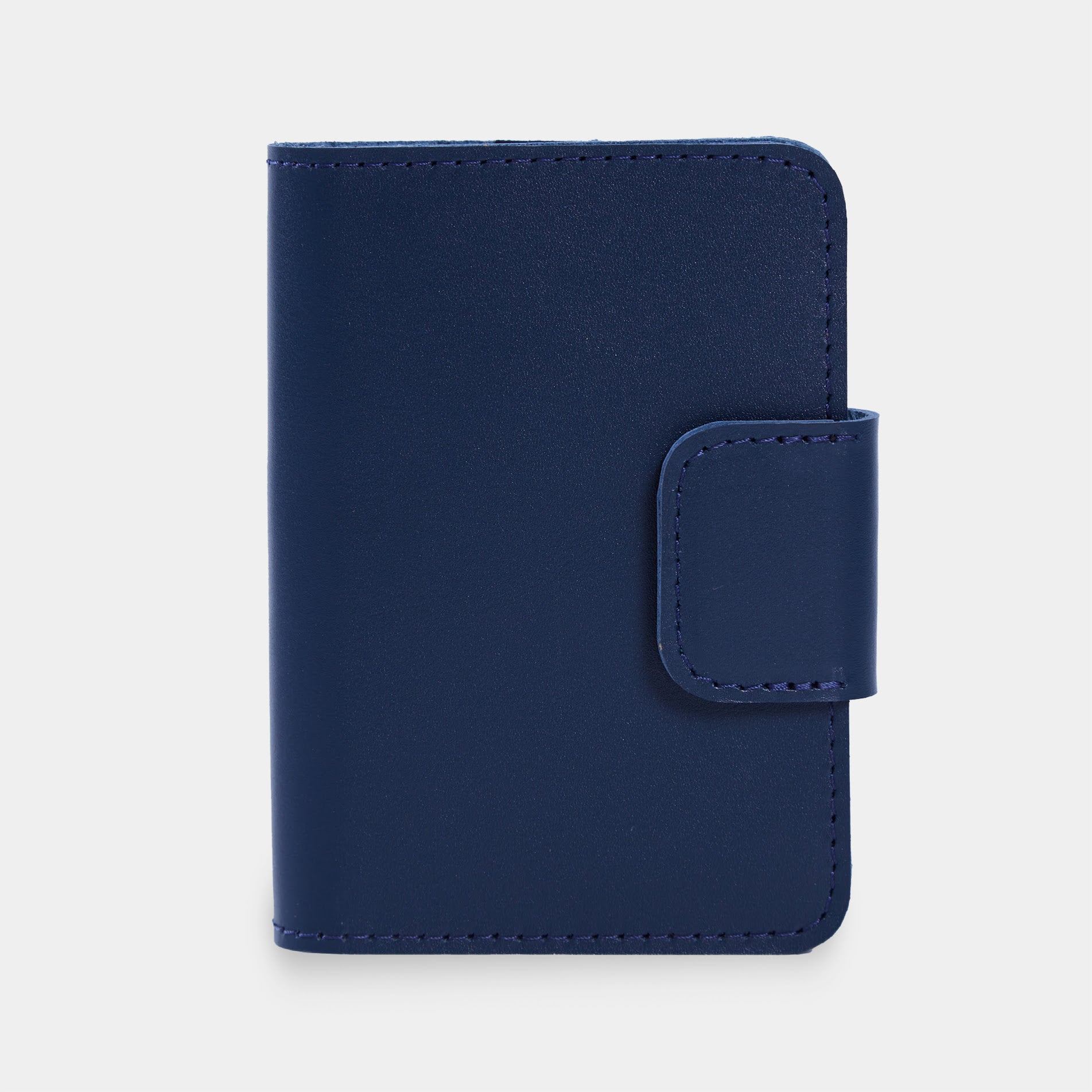 Smart Journey Classic Leather Passport Cover for Travel with AirTag and Cards Holders