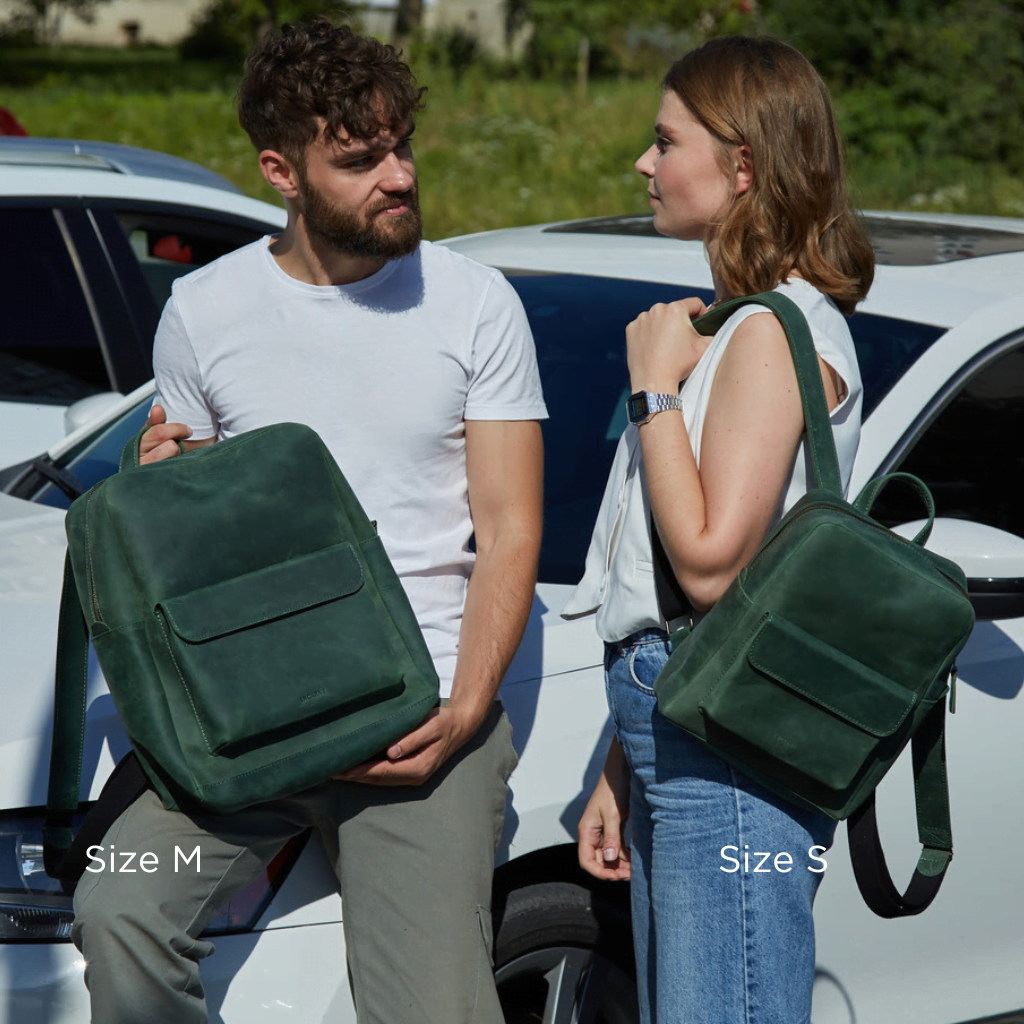 Leather backpack Factor