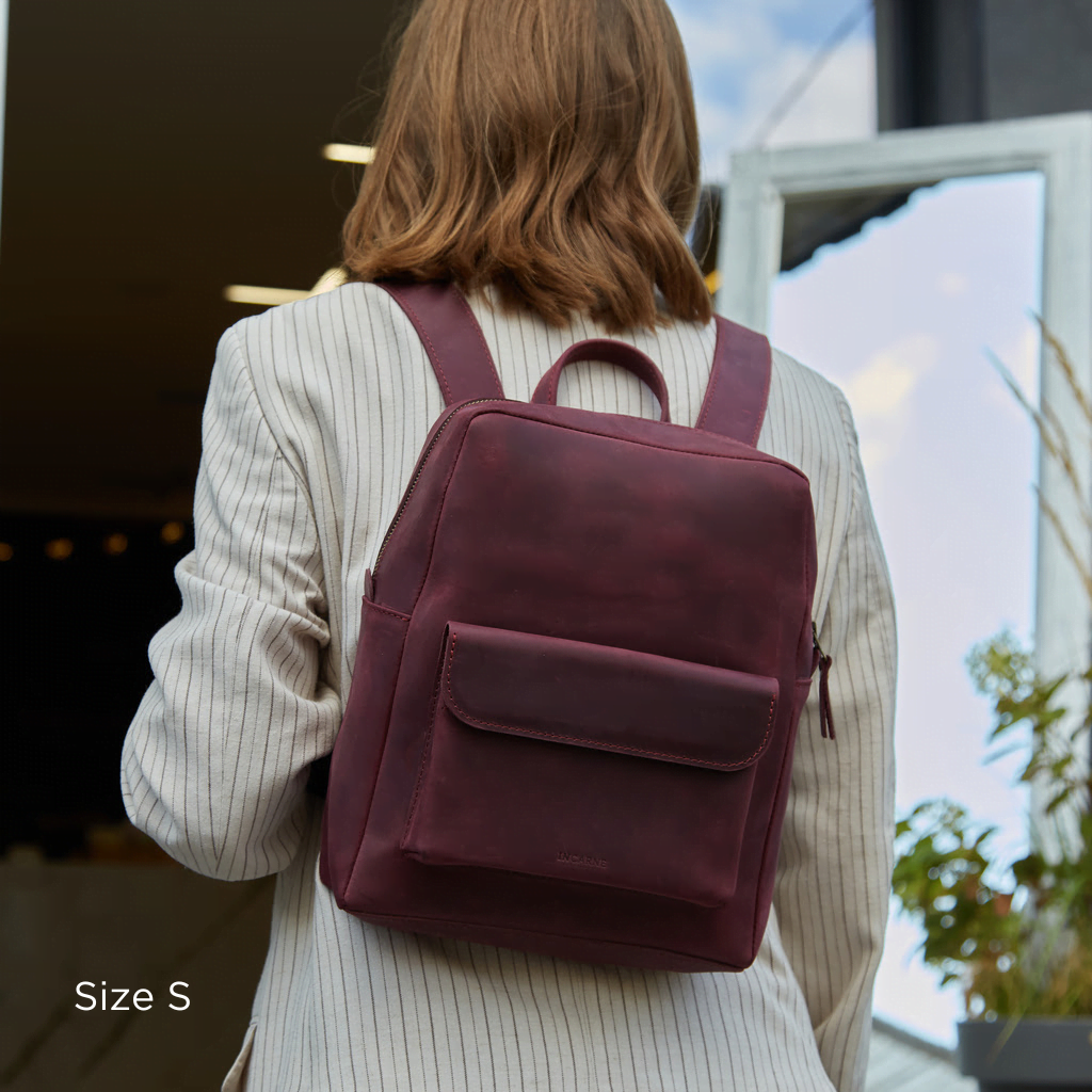 Leather backpack Factor
