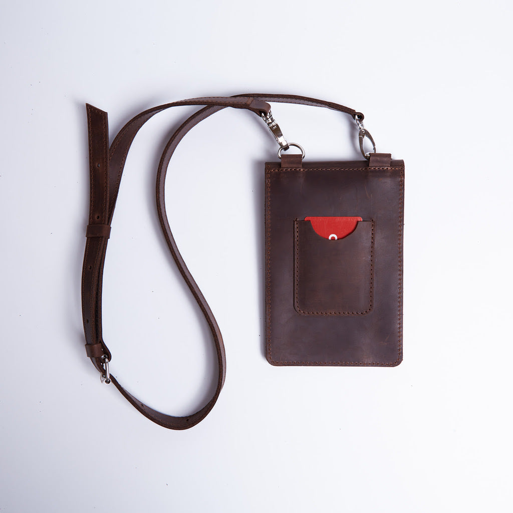Smart Case Phone Bag Made from Vintage Leather