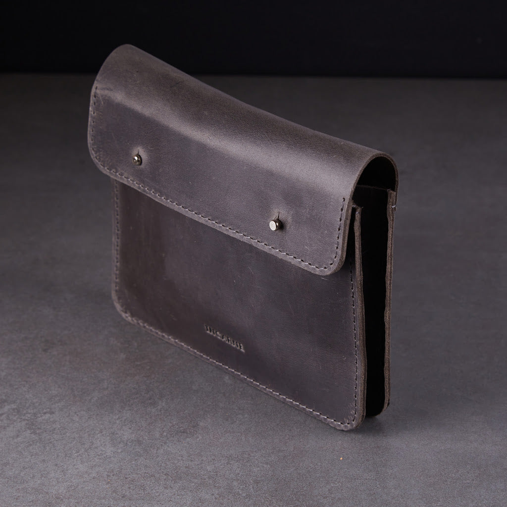 Keep Charger, Cable, and Mouse Organizer in vintage leather