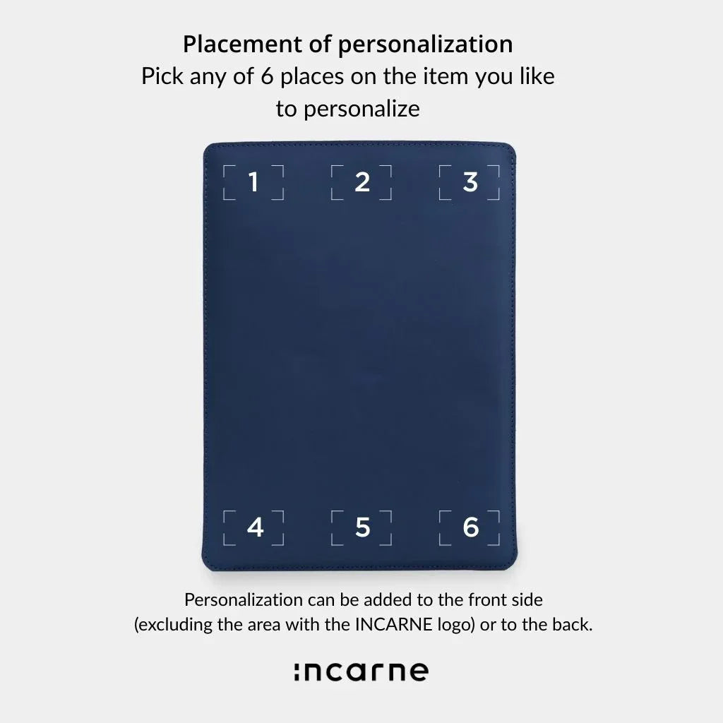 Free Port Plus Laptop Sleeve, Blue - INCARNE® Global