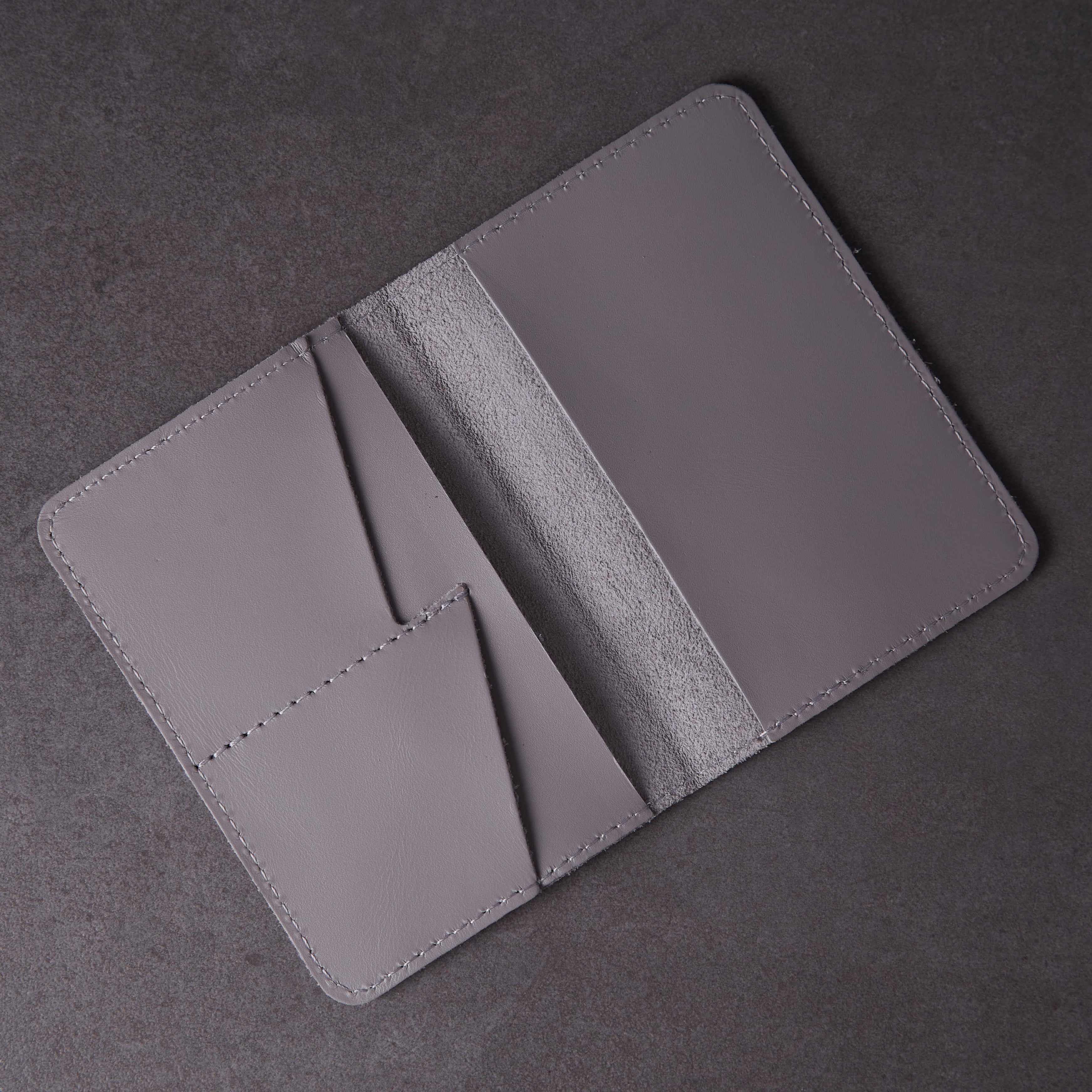 Passport Cover with Pockets Made from Classic Leather