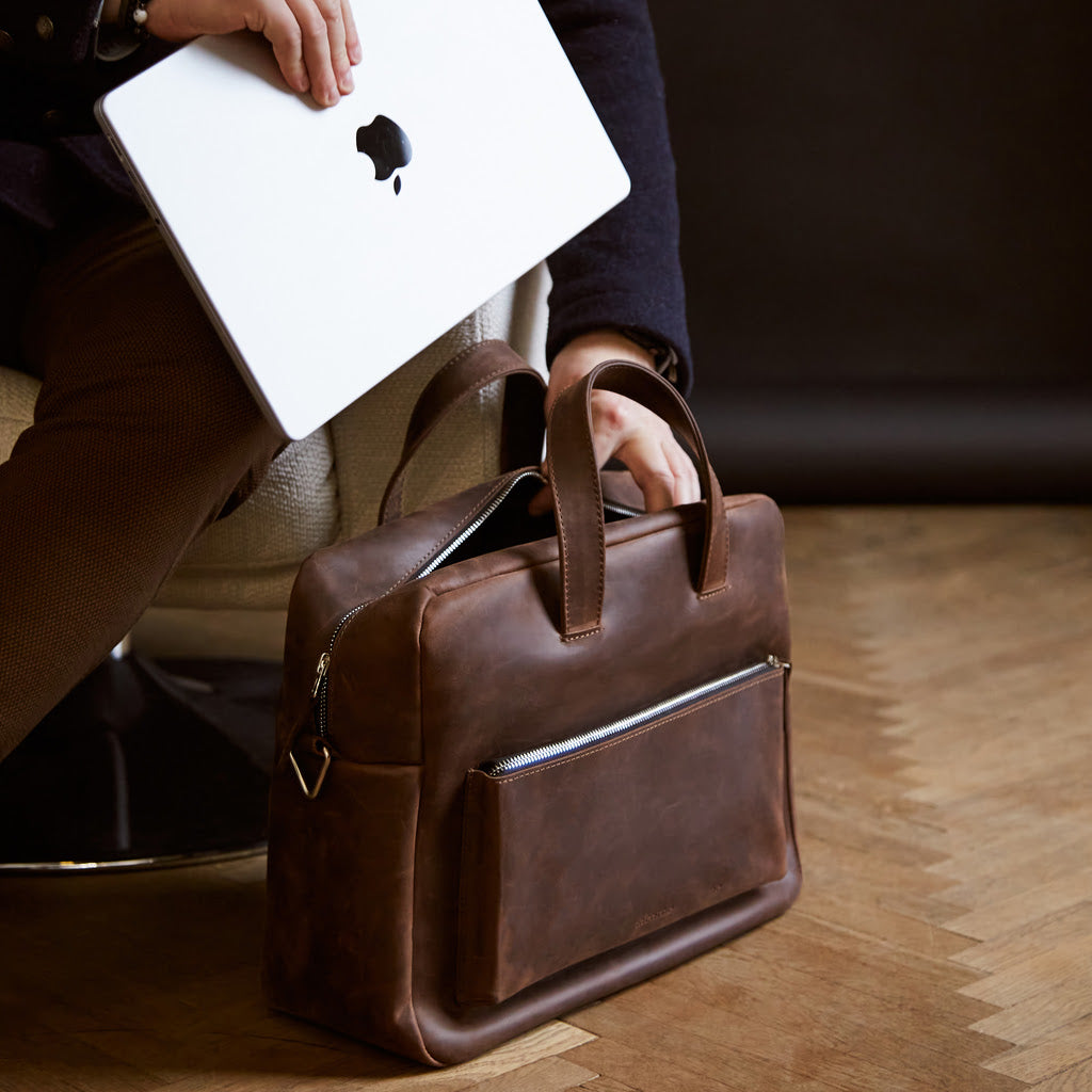 New Traveller Big Leather Daily and Travel Bag