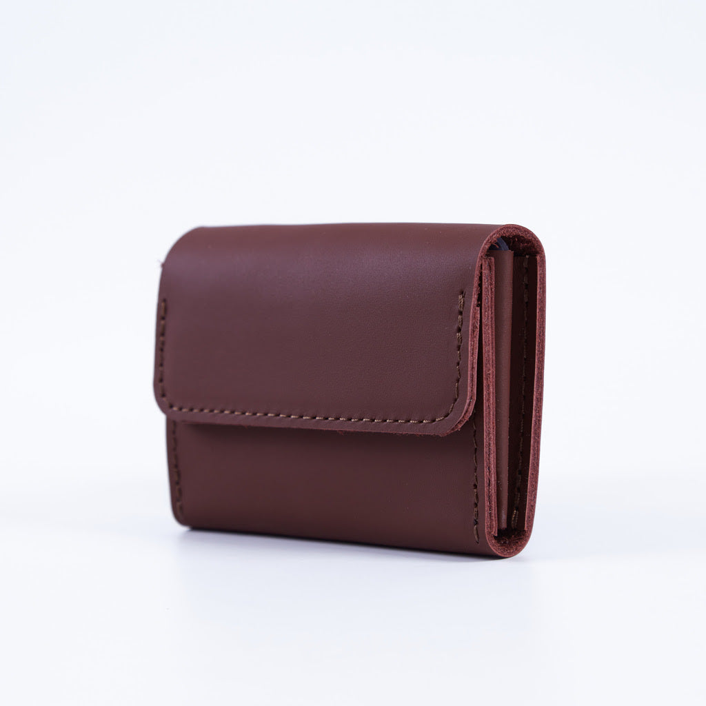 Portofel Lean Compact cu blocare RFID din piele clasică