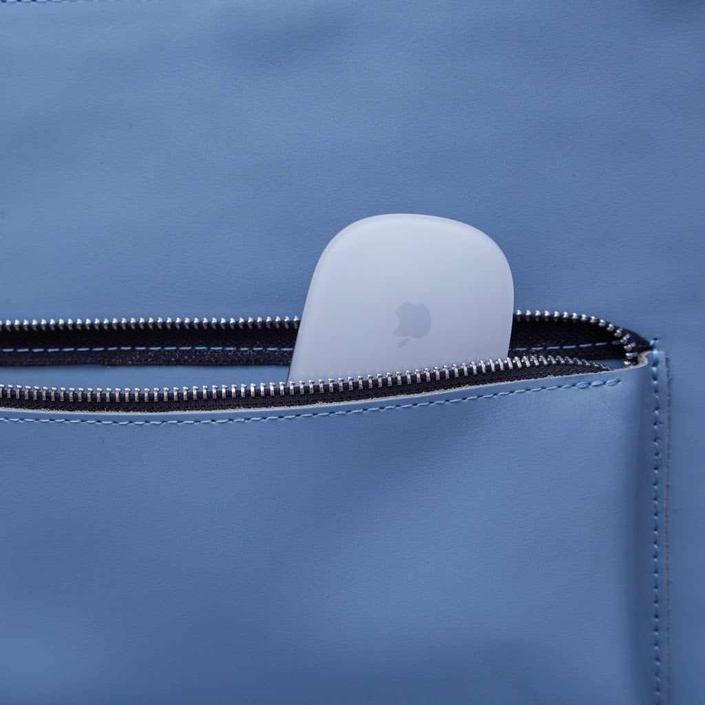 Maryland Laptop Sleeve with Handles in classic leather