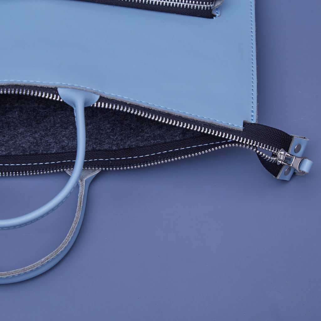 Maryland Laptop Sleeve with Handles in classic leather