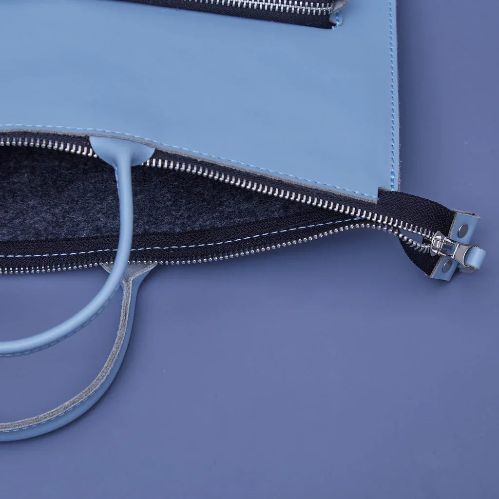 Maryland Laptop Sleeve with Handles in classic leather - INCARNE® Global