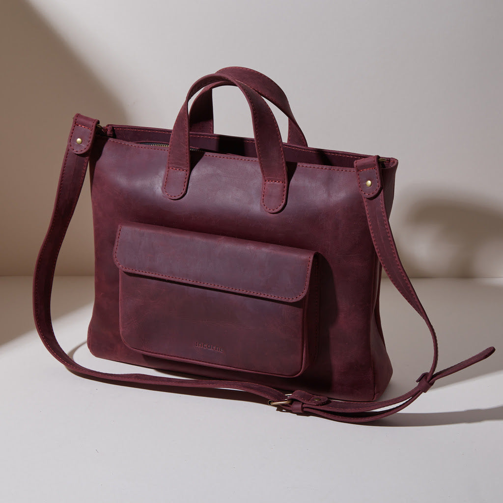 Leather Laptop Convertible Bag Voyager