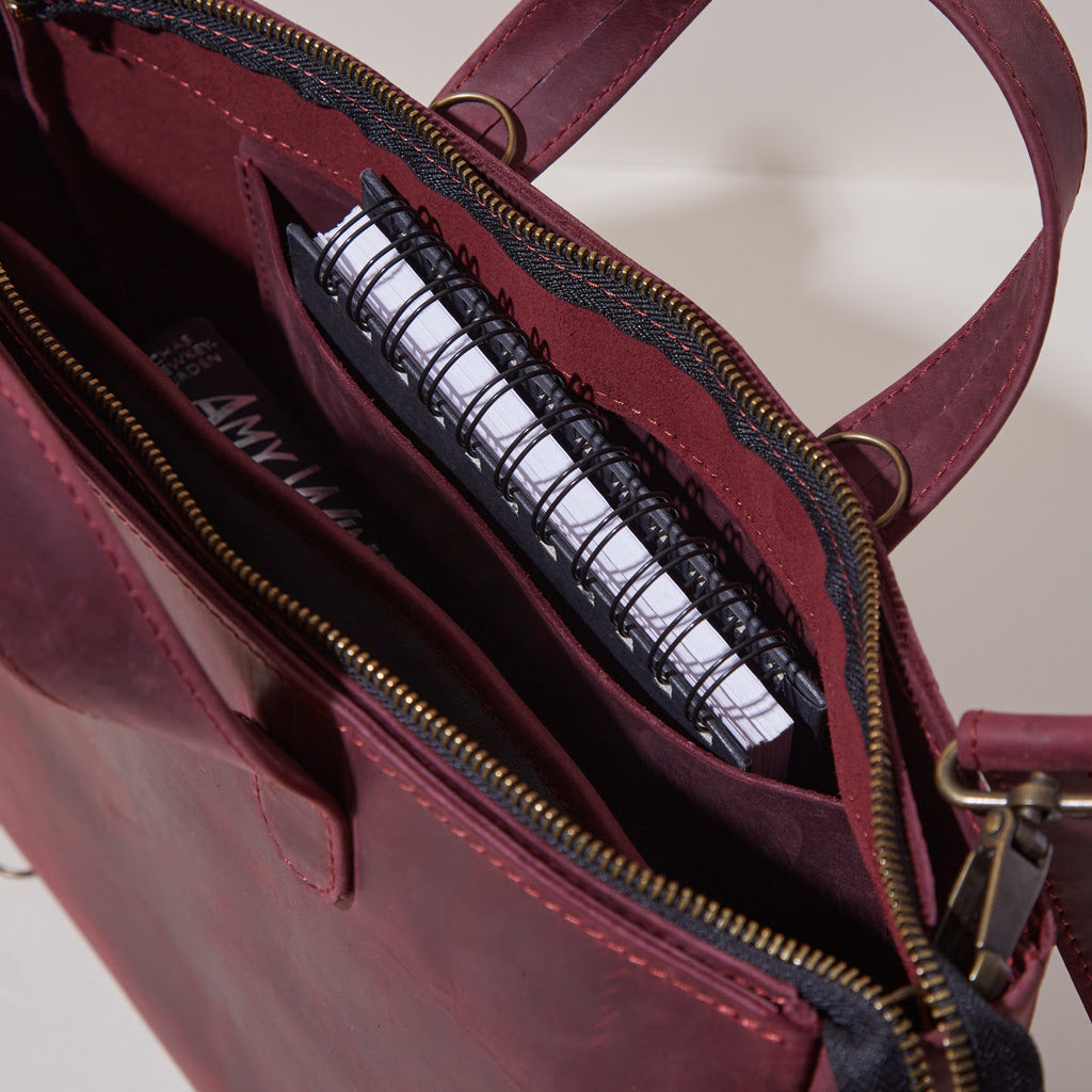 Leather Laptop Convertible Bag Voyager