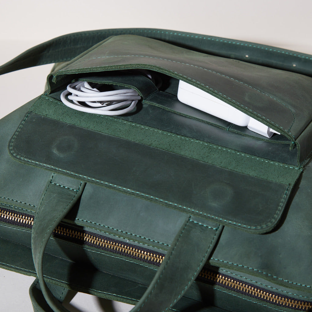 Leather Laptop Convertible Bag Voyager
