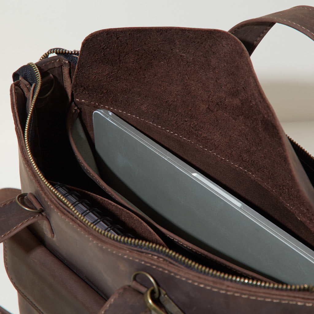 Leather Laptop Convertible Bag Voyager