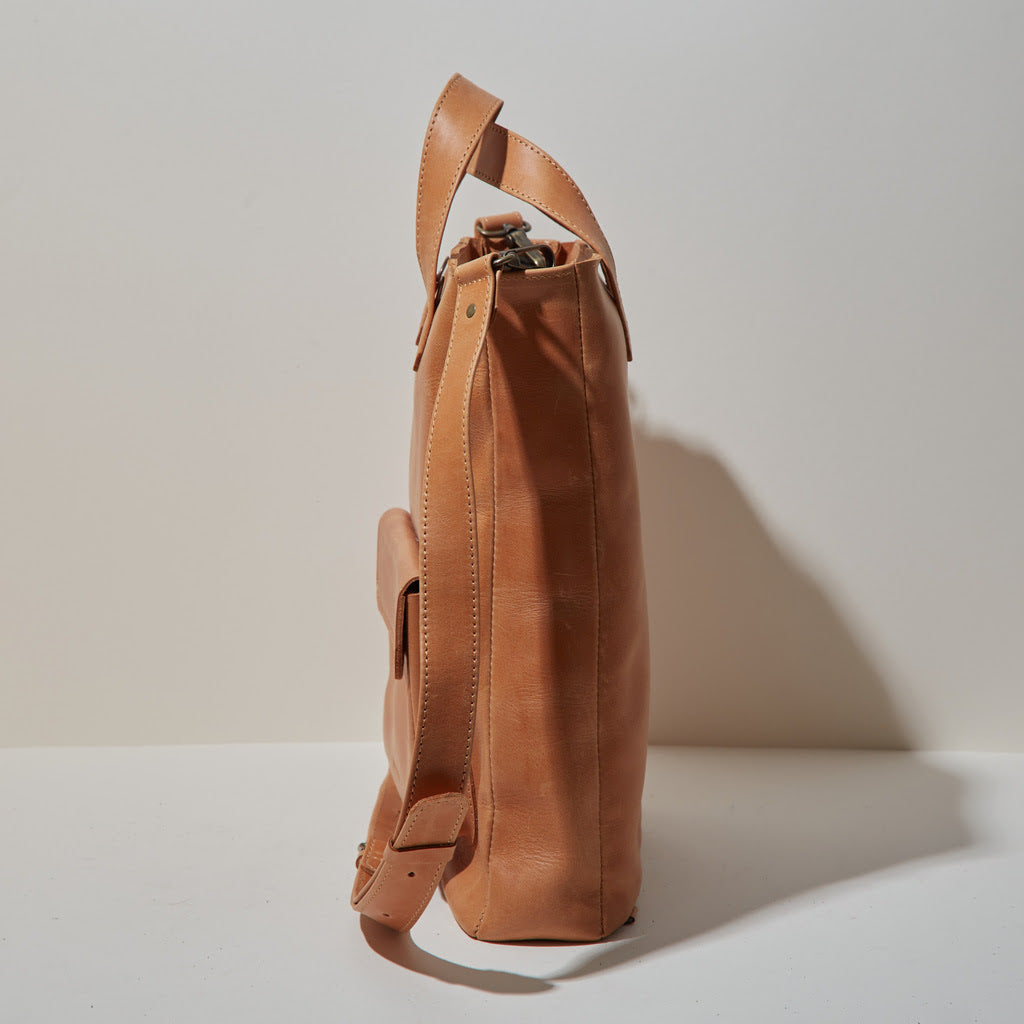 Leather Laptop Convertible Bag Voyager Long