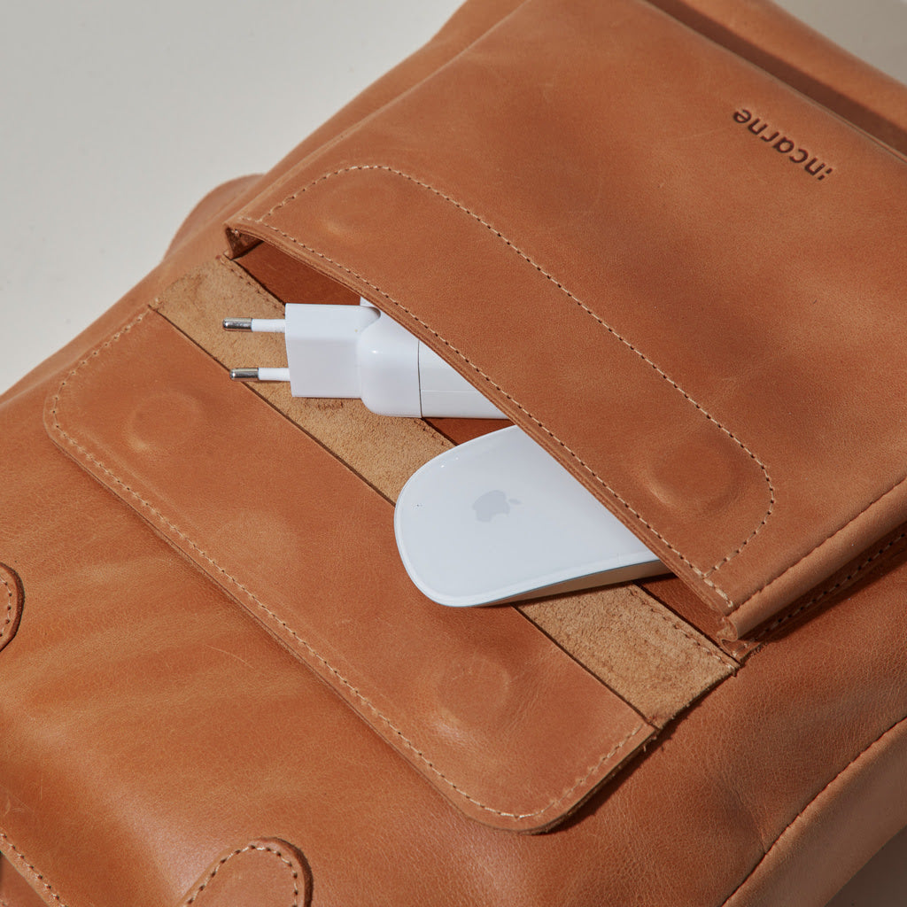 Leather Laptop Convertible Bag Voyager Long