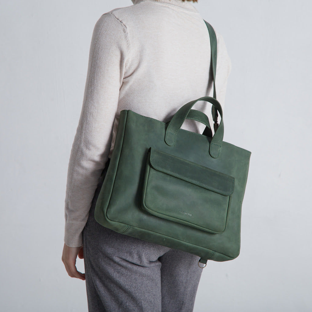 Leather Laptop Convertible Bag Voyager
