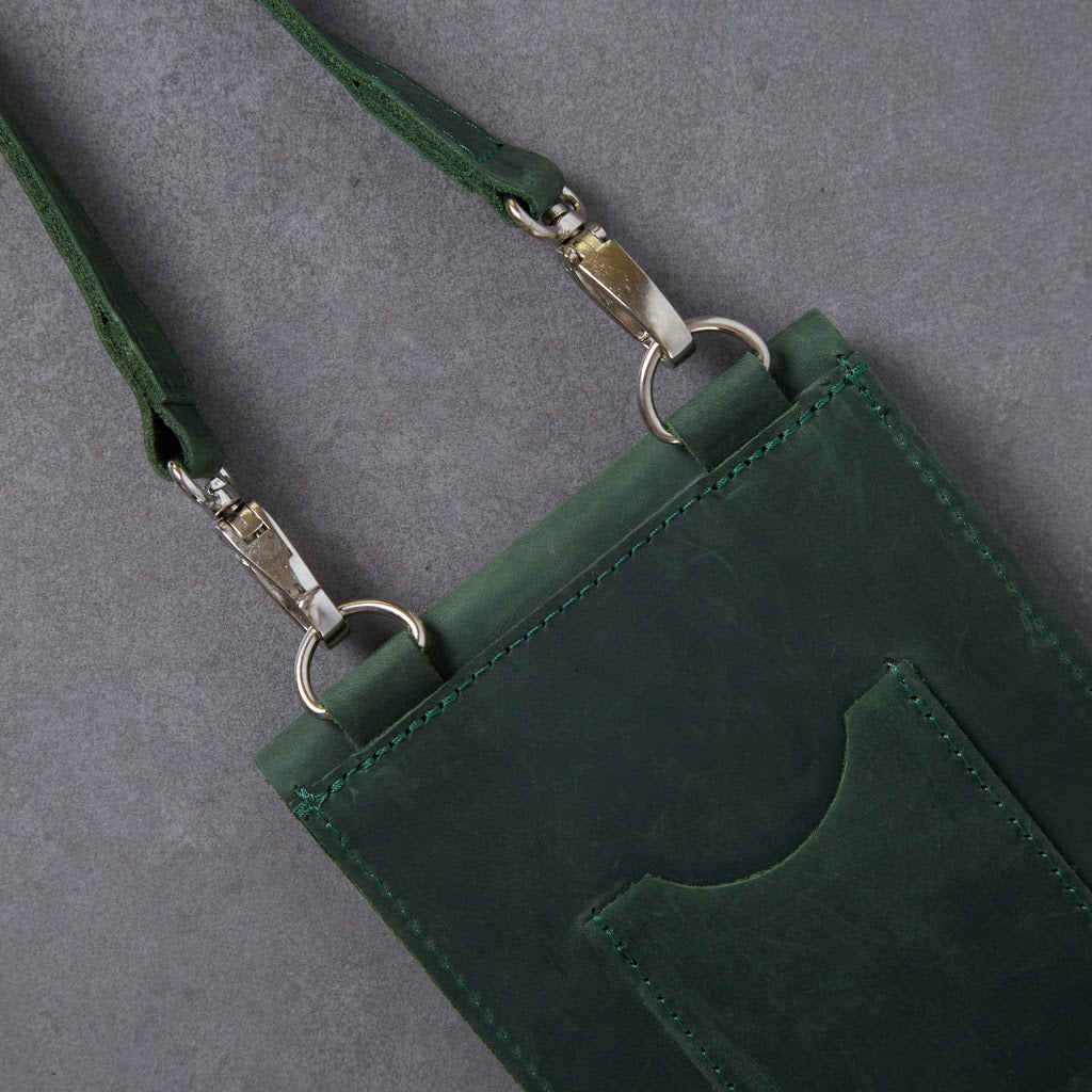 Smart Case Phone Bag Made from Vintage Leather