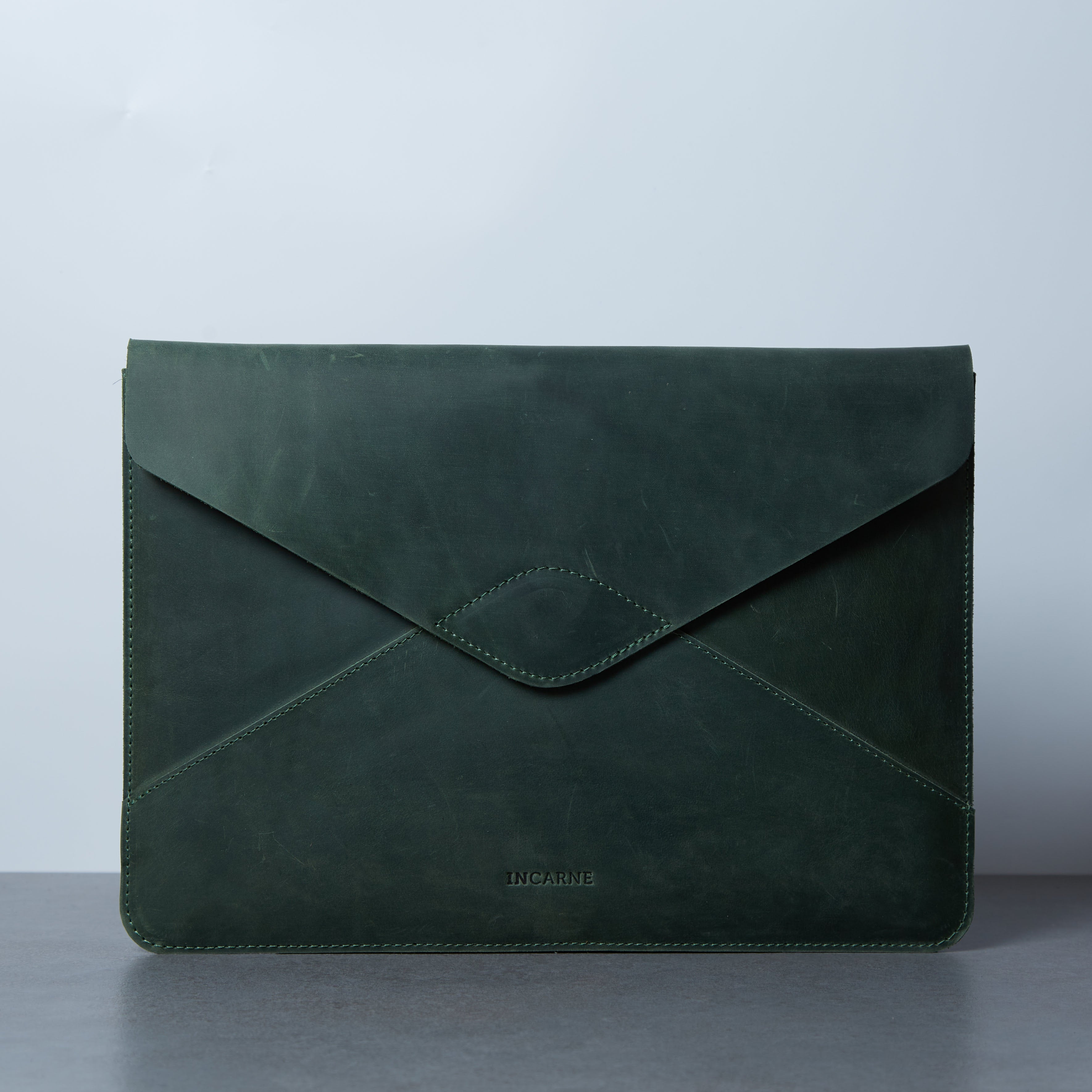 Husă pentru laptop Message, verde (vintage)