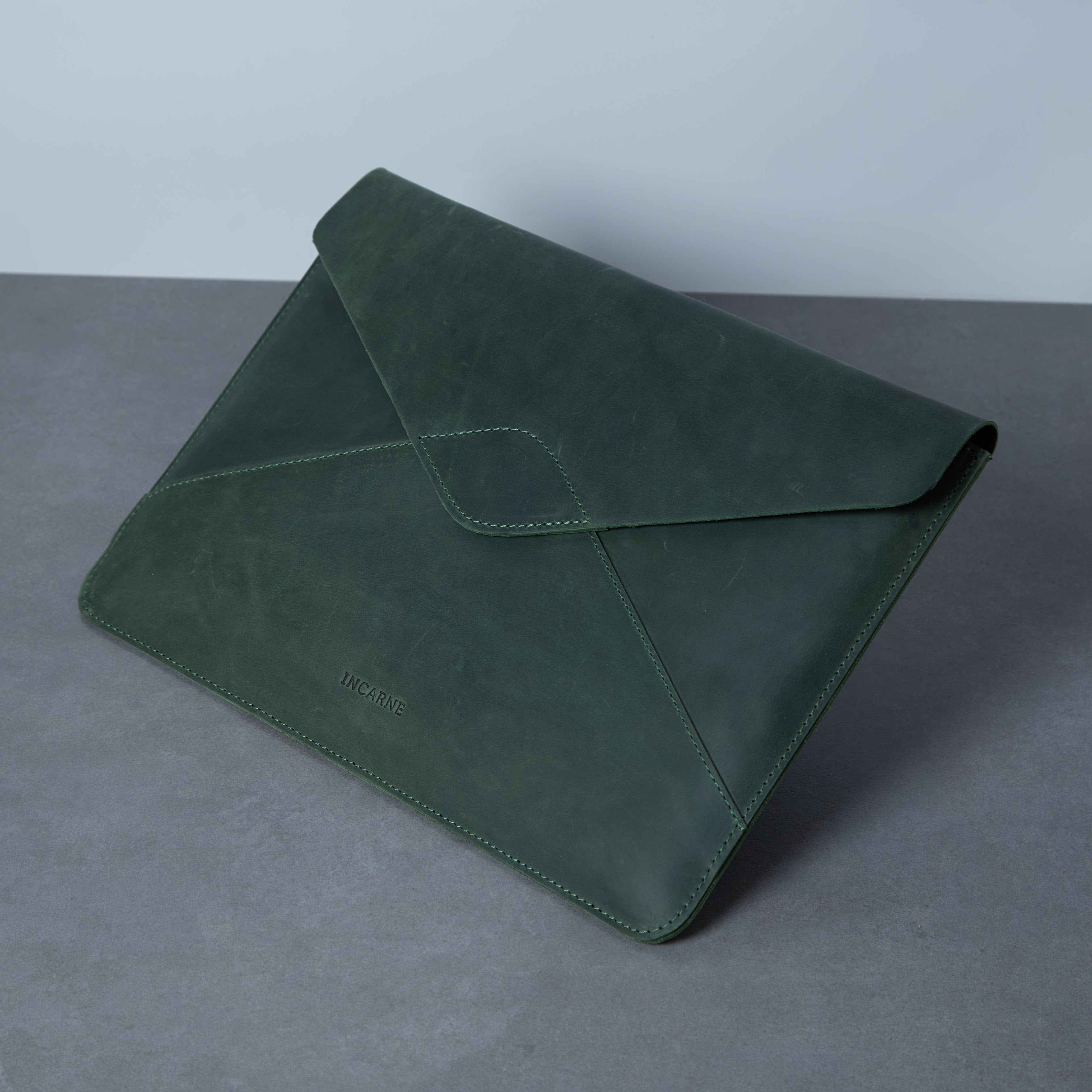 Husă pentru laptop Message, verde (vintage)