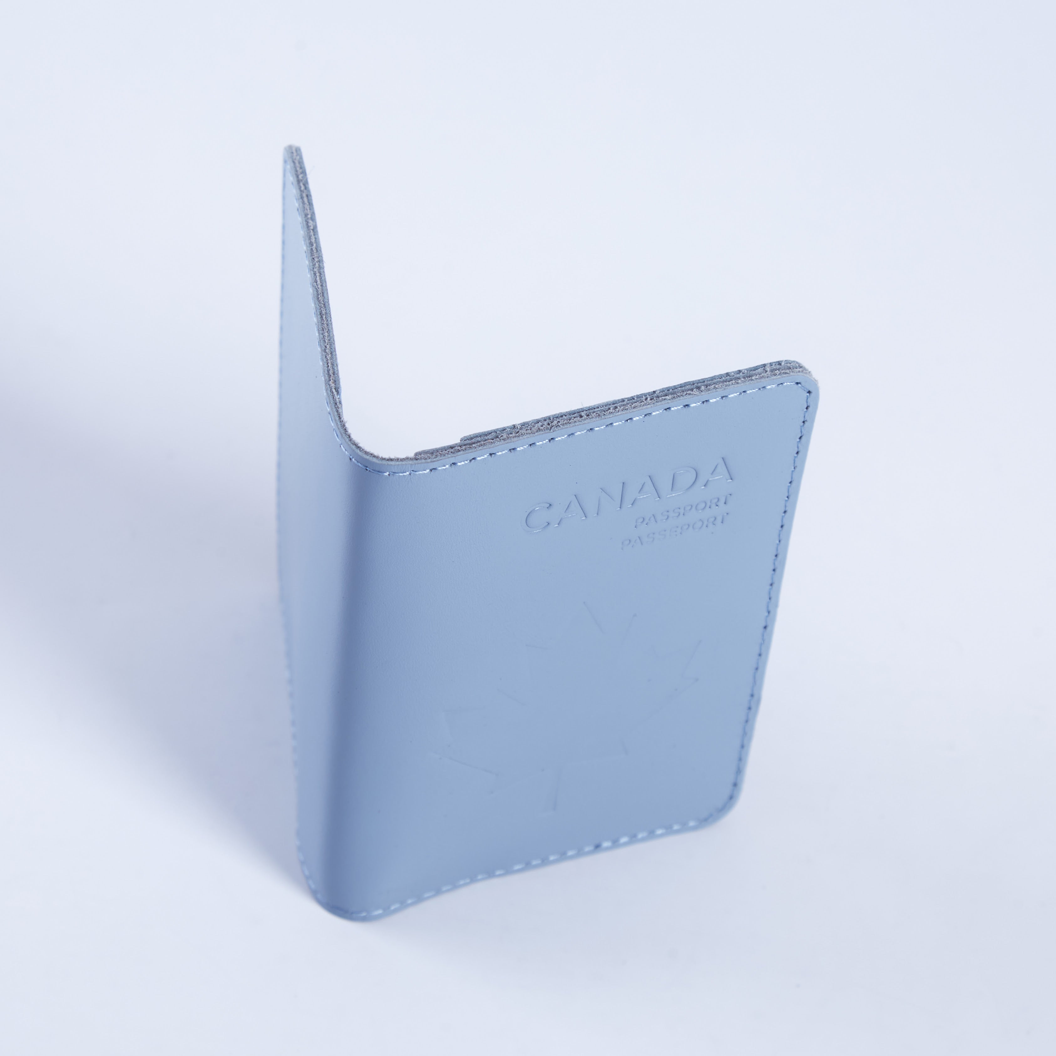 Passport cover with the national symbol of Canada