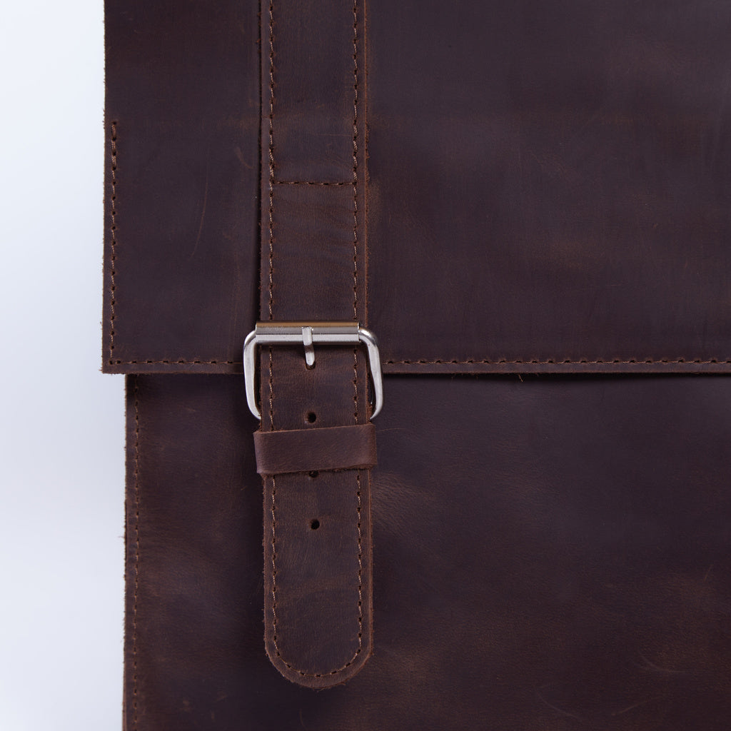 Gloria Leather Backpack with Laptop Pocket