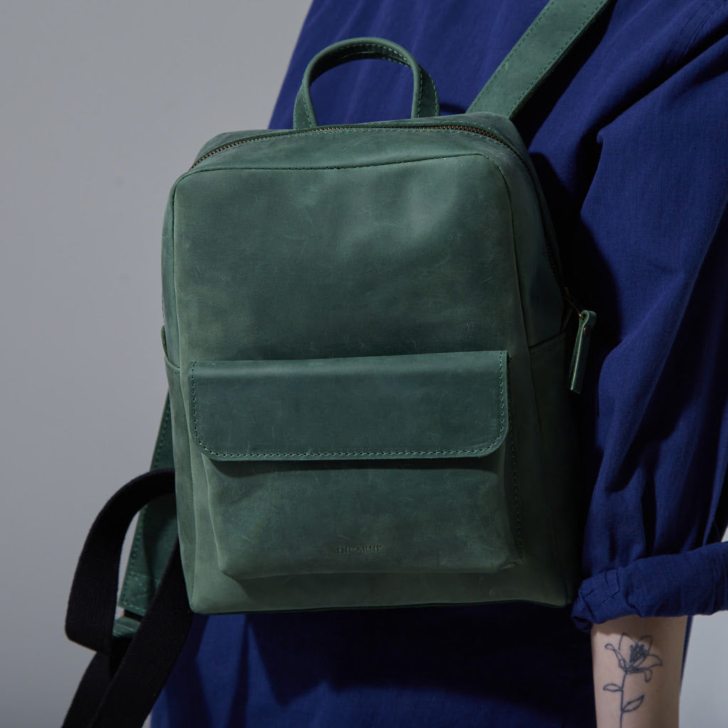 Leather backpack Factor