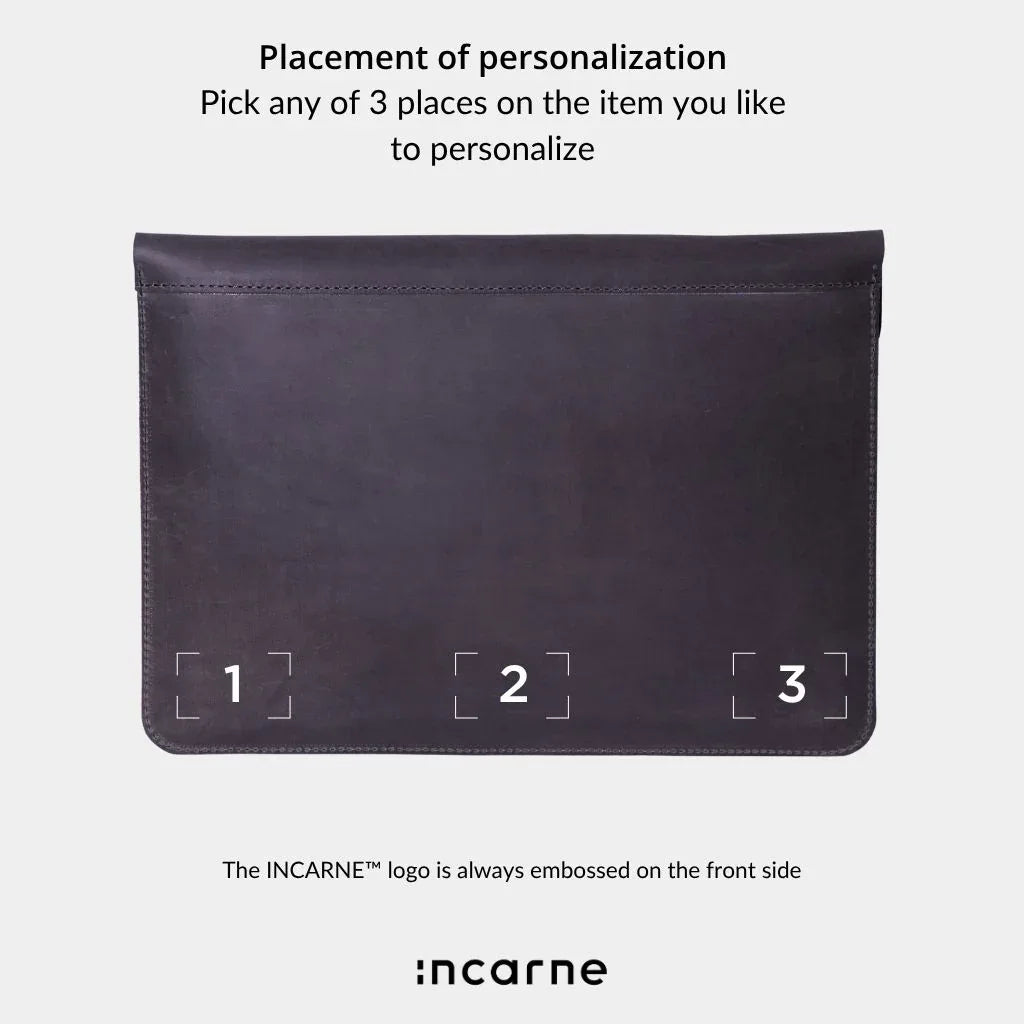 Klouz Laptop Sleeve, Cognac (vintage) - INCARNE® Global