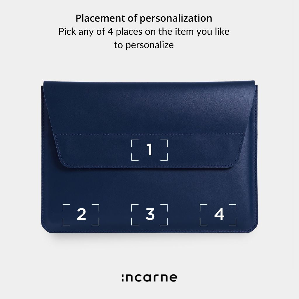 Line Laptop Sleeve, Blue
