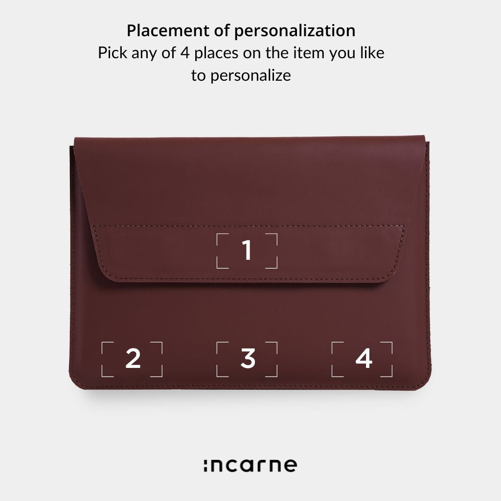 Husă pentru laptop Line, maro