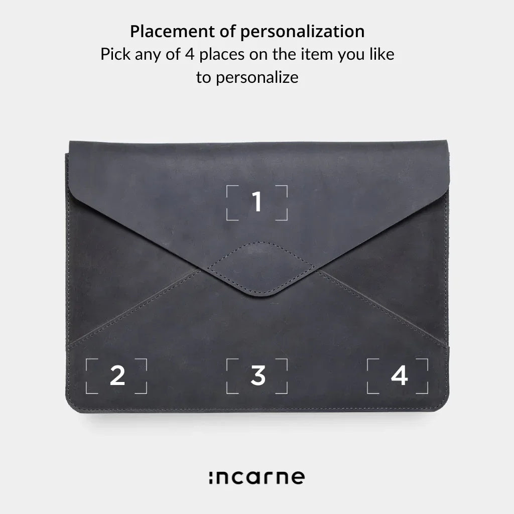 Message Laptop Sleeve, Gray (vintage) - INCARNE® Global