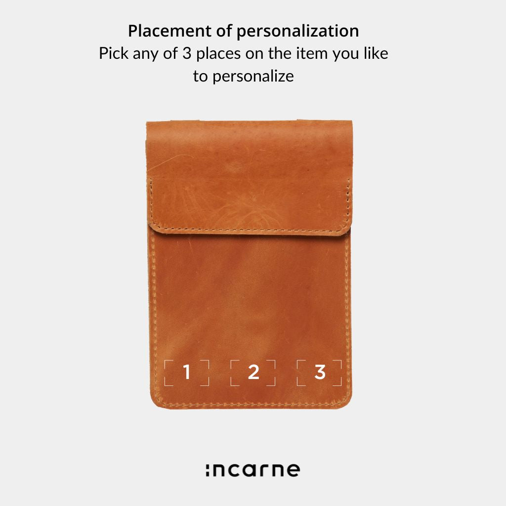 Smart Case Phone Bag Made from Vintage Leather