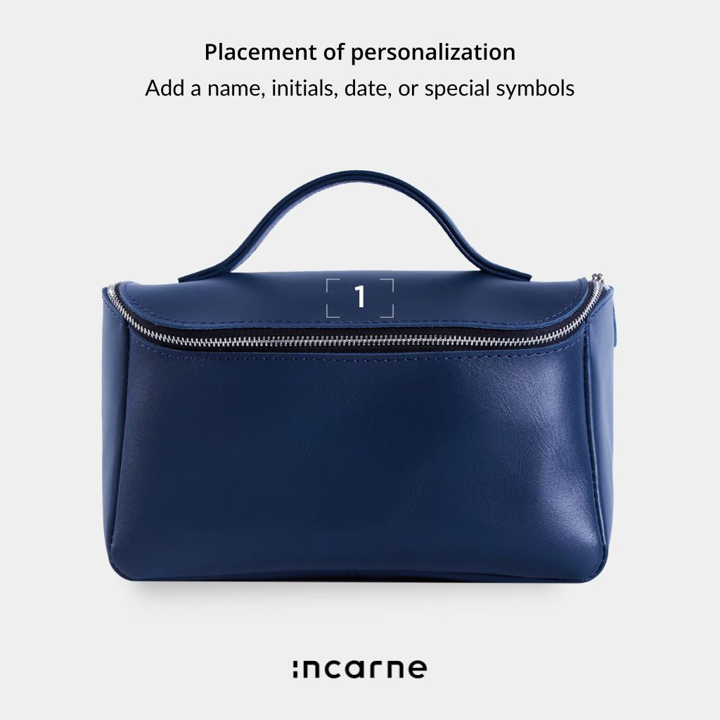 Makeup bag Timeless made from classic leather