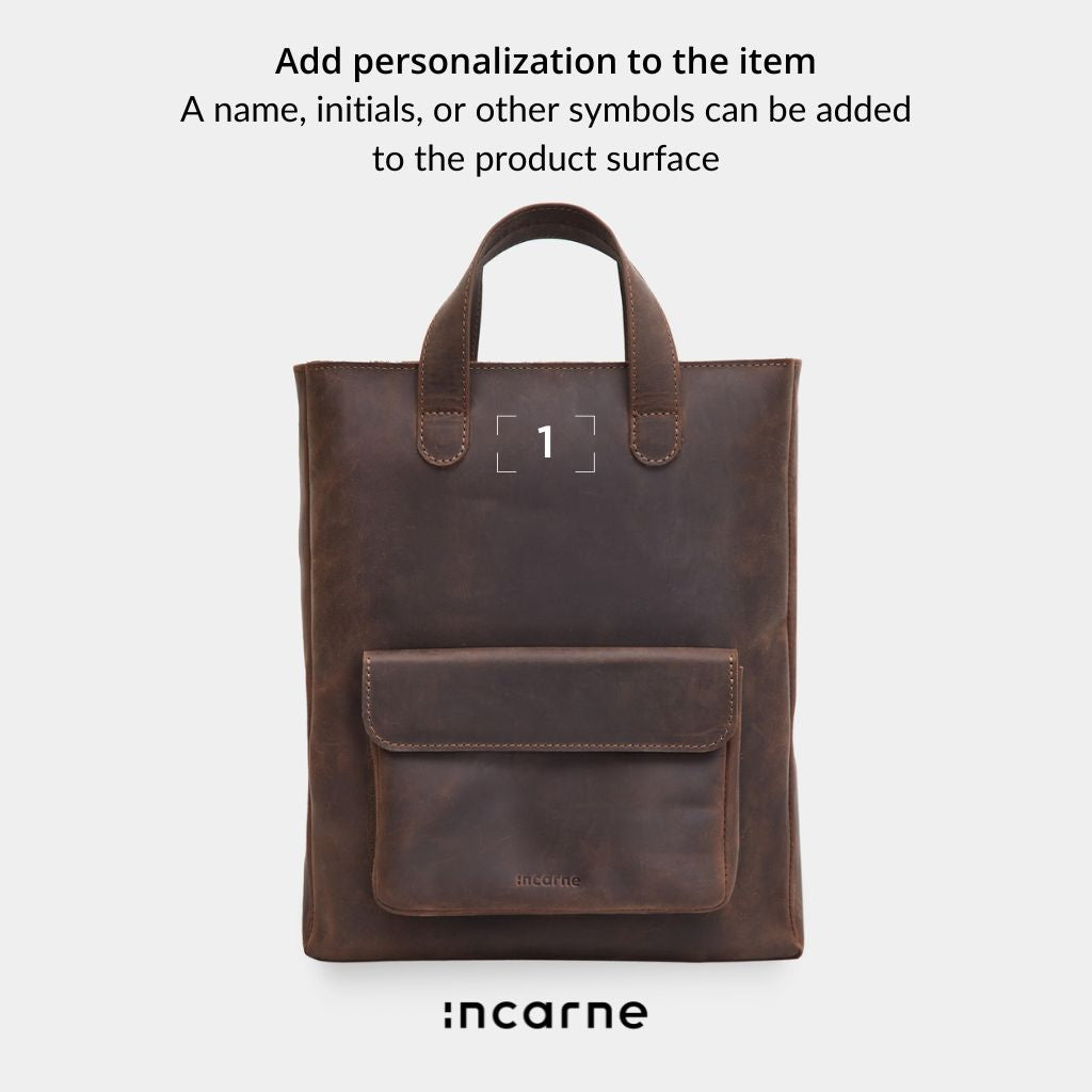 Leather Laptop Convertible Bag Voyager Long