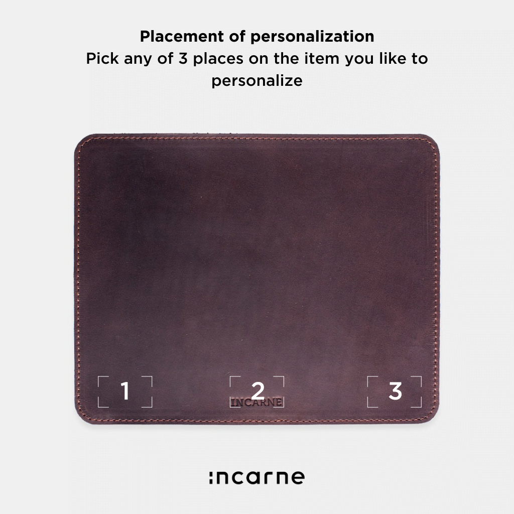 Mousepad din piele Word