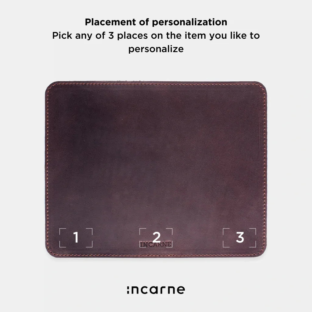 Word Leather Mousepad - INCARNE® Global