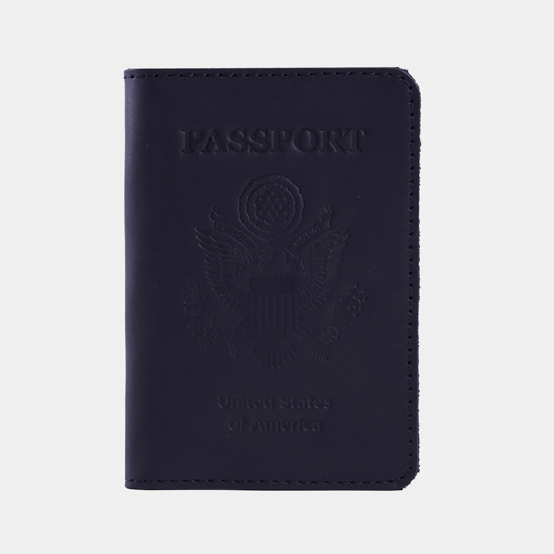 Passport Cover with the Great Seal of the United States Made from Vintage Leather - INCARNEĀ® Global