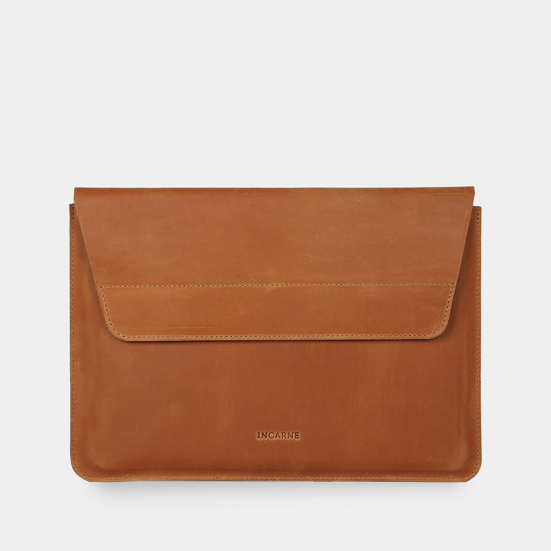 Husă pentru laptop Line, Cognac (vintage)
